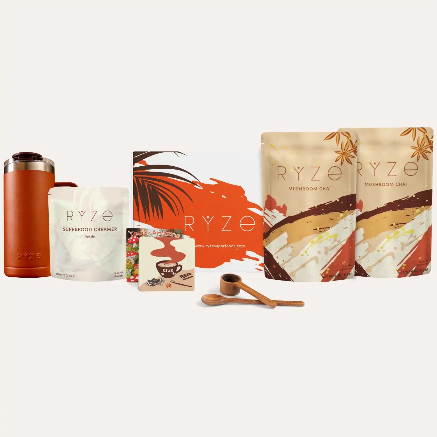 Mushroom Chai Starter Kit (40 Servings) - Smooth Coffee
