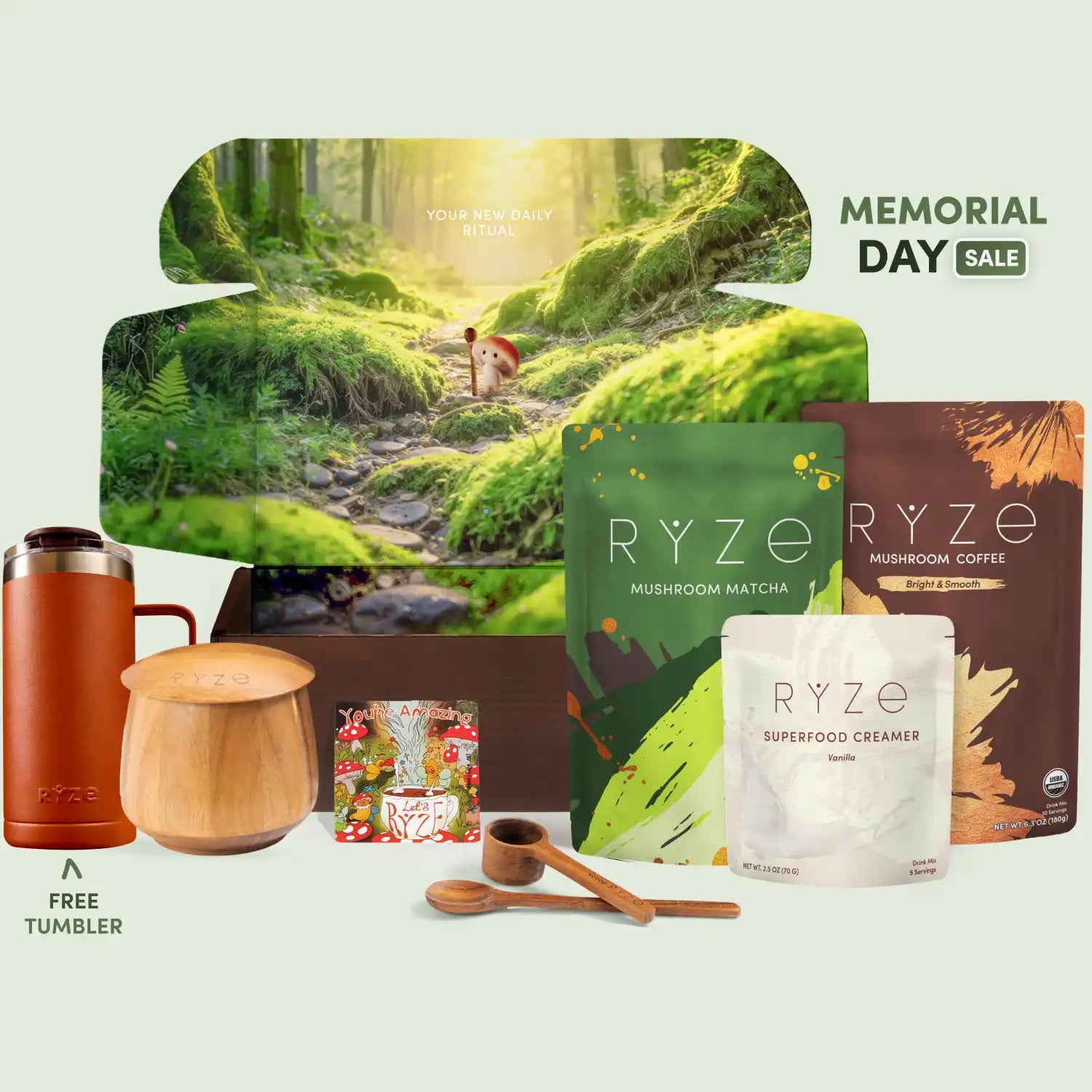 RYZE Ritual Set (Matcha + Coffee) - Daily Balance
