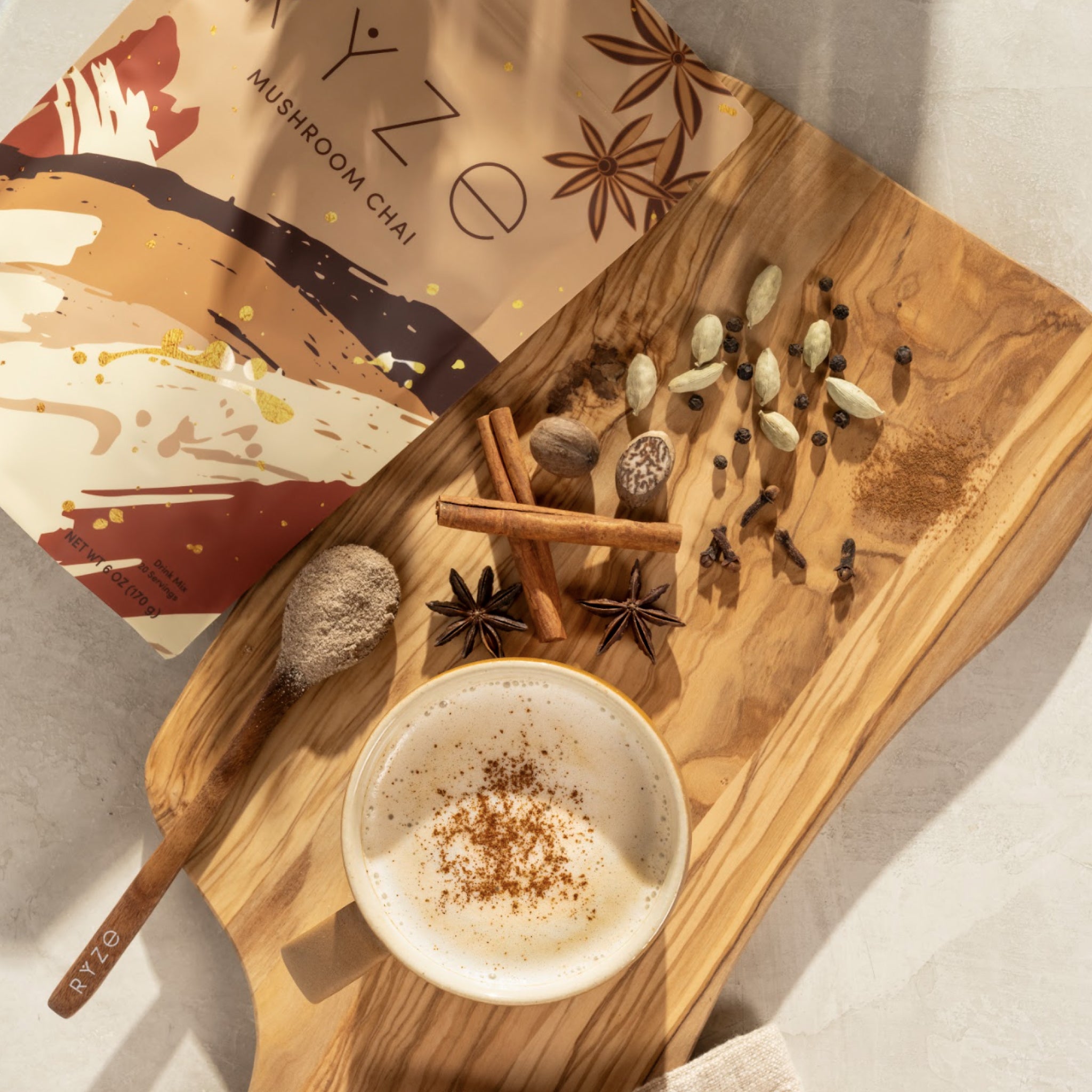 Mushroom Chai (20 Servings) - Daily Energy