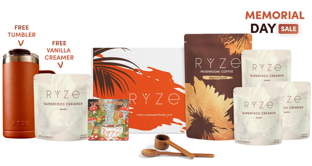 Ultimate RYZE Vanilla Latte Bundle (Vanilla Creamer + Coffee) - Balanced Blend