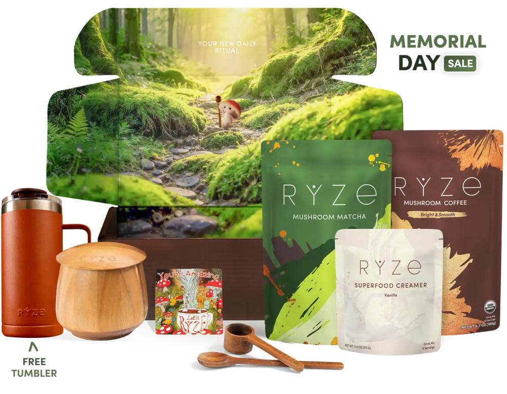 RYZE Ritual Set (Matcha + Coffee) - Daily Balance